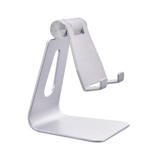 Foldable Aluminum Phone and Tablet Stand for Desk
