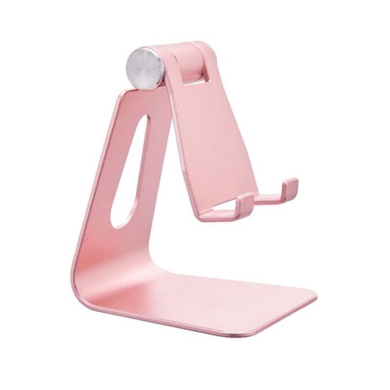 Foldable Aluminum Phone and Tablet Stand for Desk