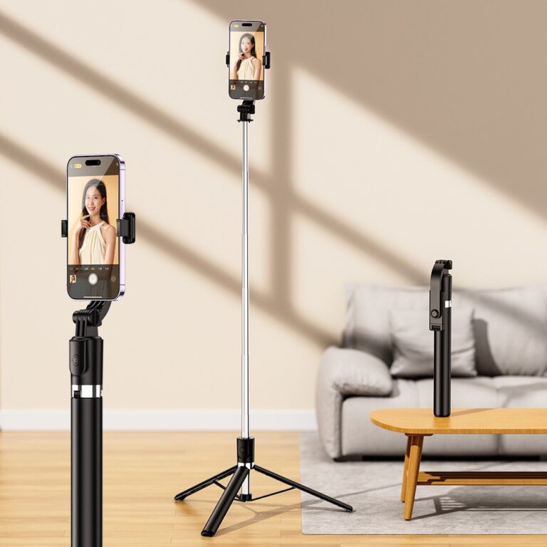 R1/R1S-L Bluetooth Selfie Stick Tripod with Fill Light