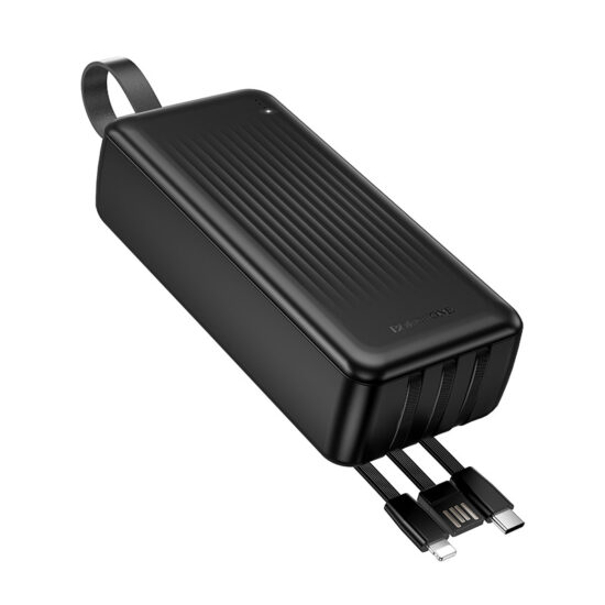 Borofone BJ79B 30000mAh Power Bank with Three Cables and LED Display
