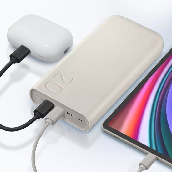 Power Bank Compatible with Samsung 10000/20000mAh, 25W Dual Fast Charging, Type-C