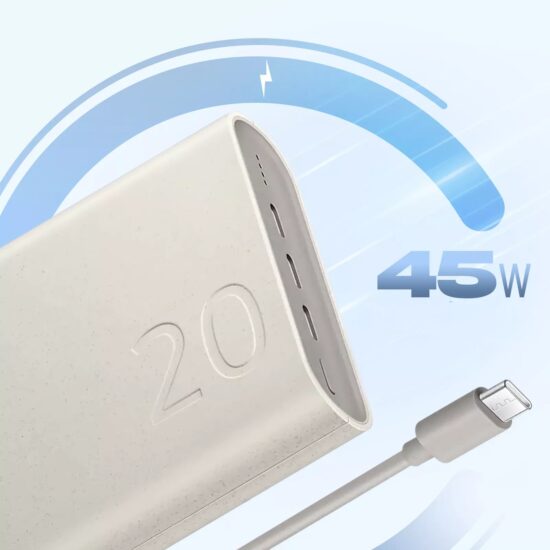 Power Bank Compatible with Samsung 10000/20000mAh, 25W Dual Fast Charging, Type-C