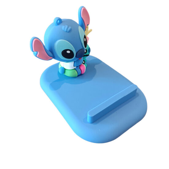 Creative Stitch Cartoon Phone Stand | Cute Multifunctional Desktop & Bedside Holder