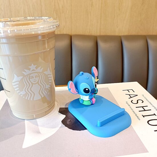 Creative Stitch Cartoon Phone Stand | Cute Multifunctional Desktop & Bedside Holder