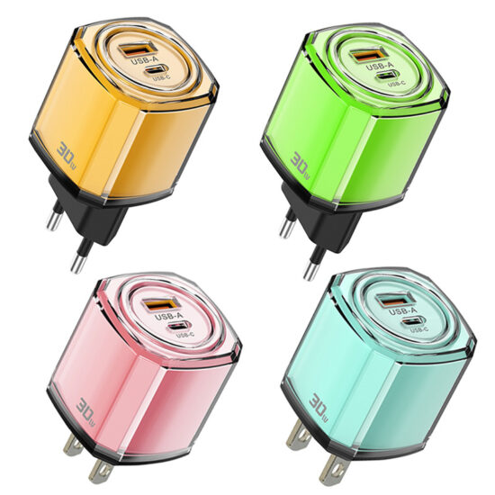 2A Fast Charging Adapter US Plug for iPhone Samsung Android