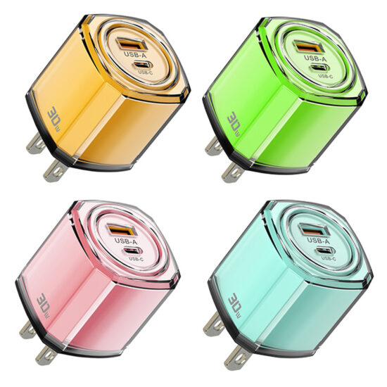 2A Fast Charging Adapter US Plug for iPhone Samsung Android