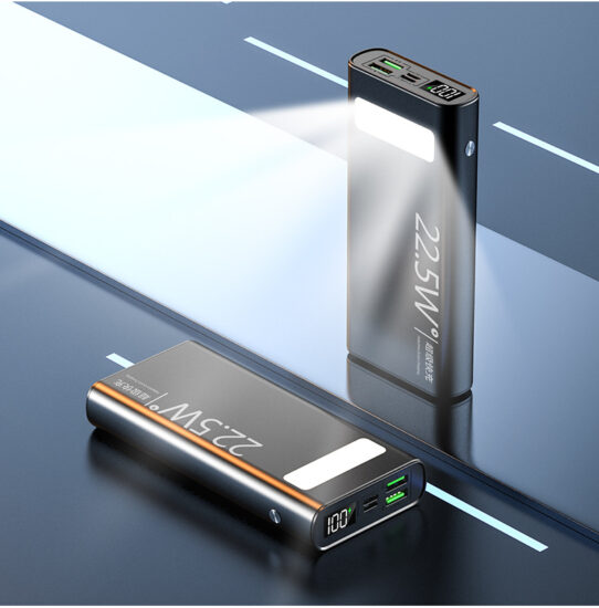 Fast Charging 20000/30000mAh Power Bank with Digital Display and Custom Logo