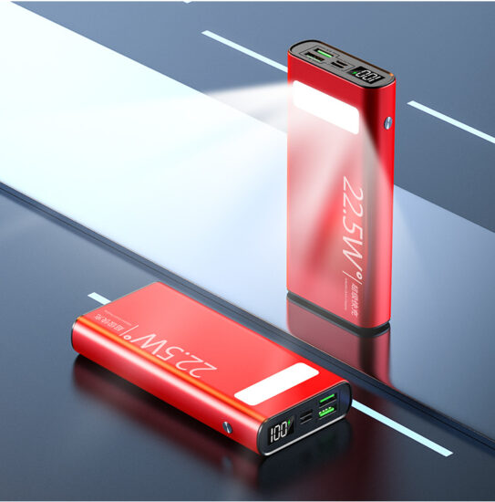 Fast Charging 20000/30000mAh Power Bank with Digital Display and Custom Logo