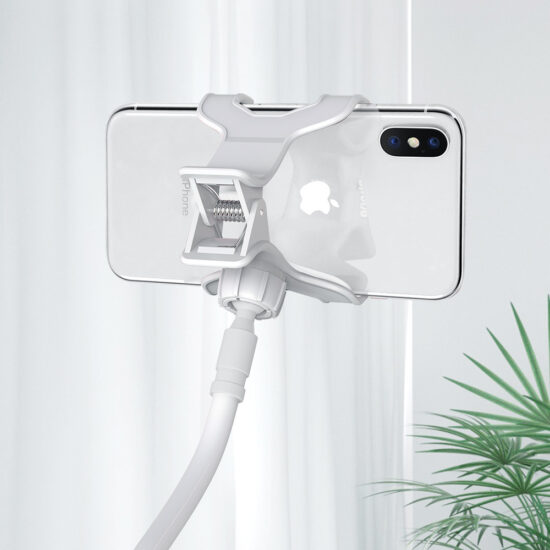 Flexible Universal Rotating Phone Holder for Desktop and Bedside