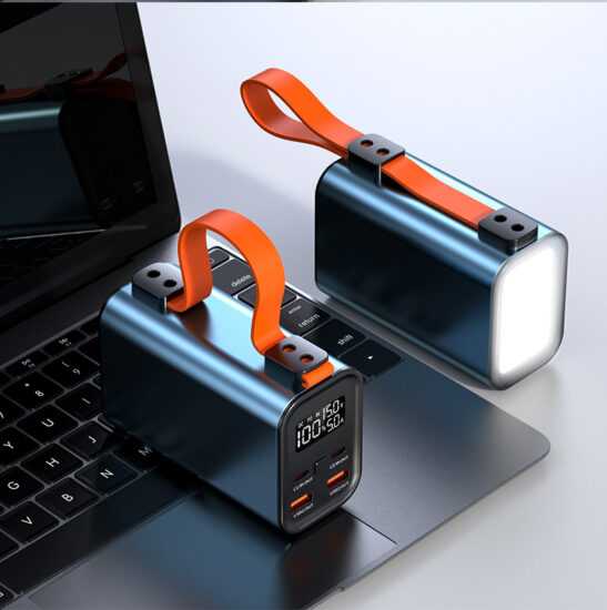  30000mAh high capacity power bank with 100W PD fast charging