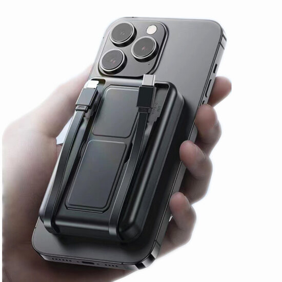 20000mAh Magnetic Wireless Power Bank with PD Charging and Stand

