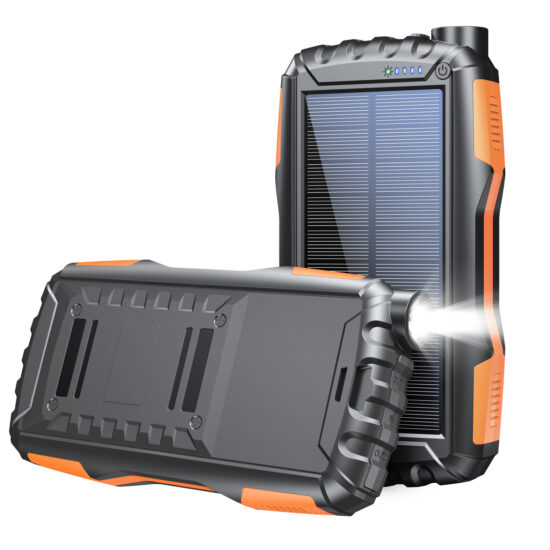 30000mAh Solar Power Bank with Dual USB Output and PSE Certification