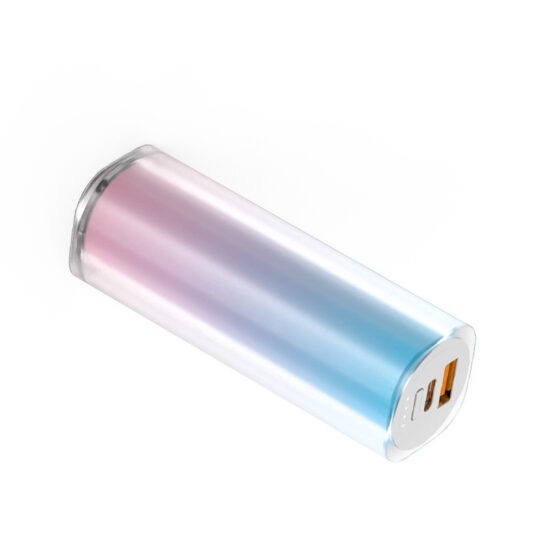 Lipstick-style mini power bank 5000mAh/10000mAh with PD 22.5W fast charging