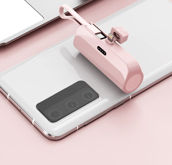 Capsule mini power bank 5000mAh emergency portable charger for dropshipping