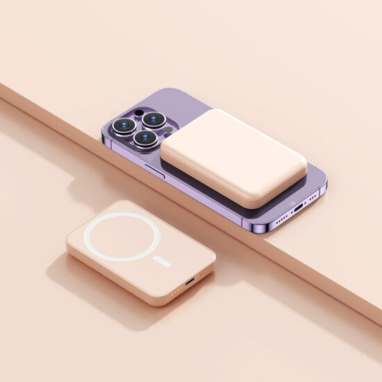 Mini Magnetic Wireless Power Bank with Custom Logo and Fast Charging