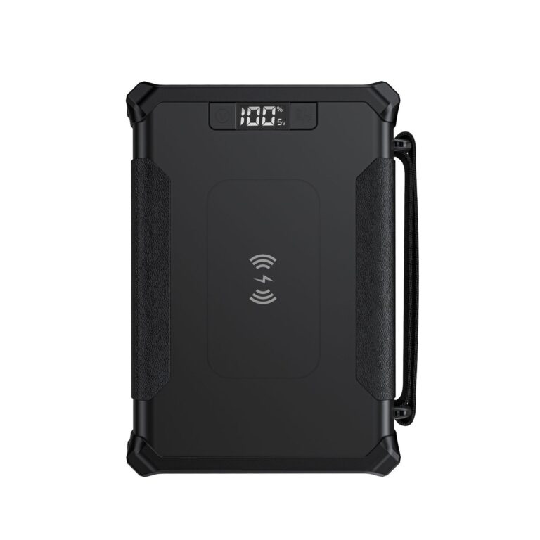 96000mAh outdoor power station with 12V/24V respirator support and wireless charging