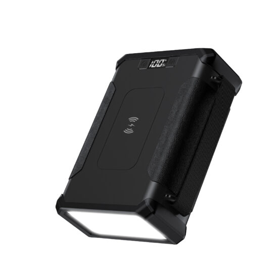 96000mAh outdoor power station with 12V/24V respirator support and wireless charging