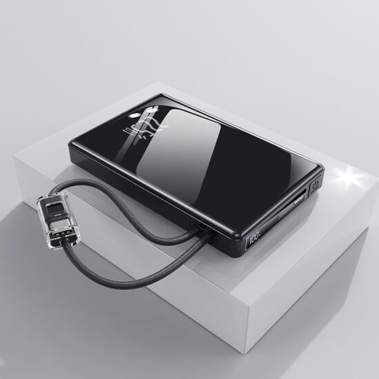 Acrylic Mirror Power Bank with PD Fast Charging and Custom Logo Printing