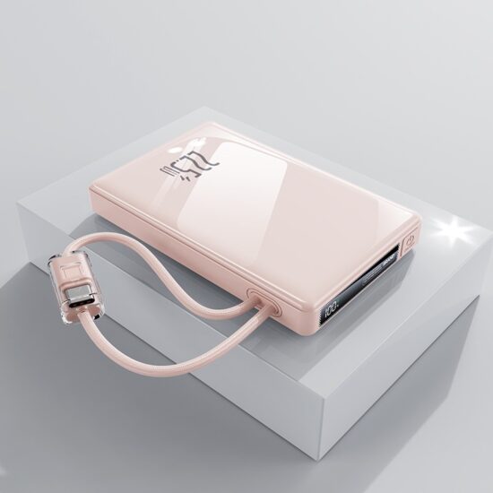 Acrylic Mirror Power Bank with PD Fast Charging and Custom Logo Printing