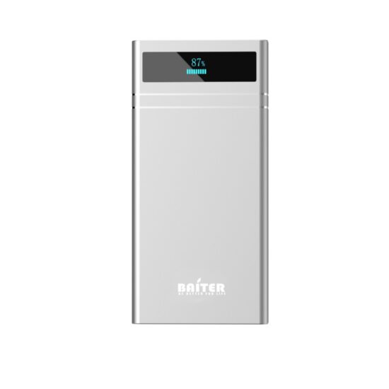 30000mAh PD 200W fast charging power bank with dual USB-C and OLED display