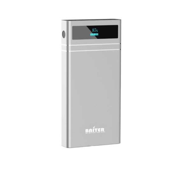30000mAh PD 200W fast charging power bank with dual USB-C and OLED display

