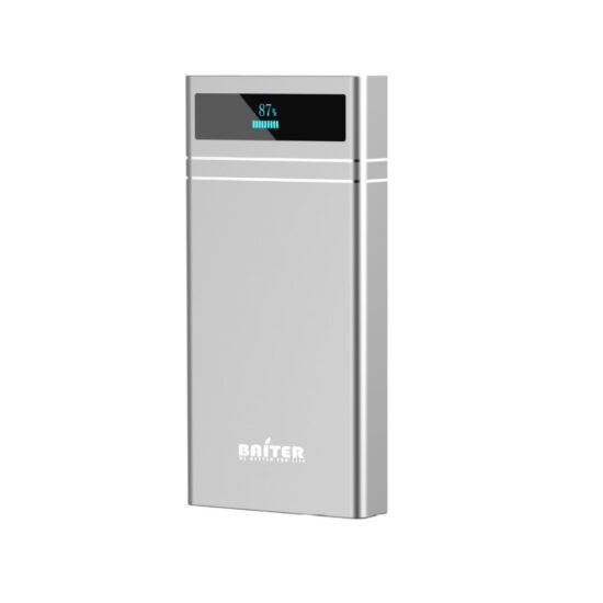 30000mAh PD 200W fast charging power bank with dual USB-C and OLED display

