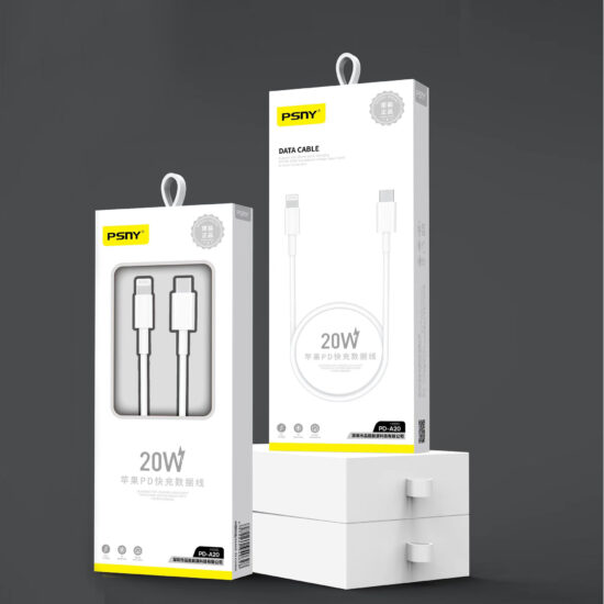 PD 20W USB-C to Lightning Fast Charging Cable and Adapter Set for iPhone/iPad
