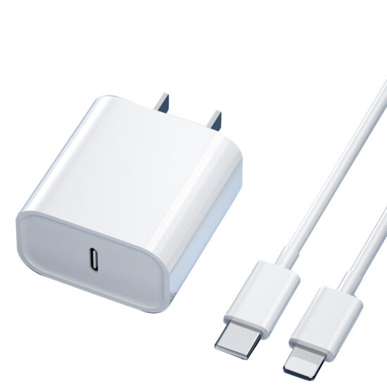 PD 20W USB-C to Lightning Fast Charging Cable and Adapter Set for iPhone/iPad