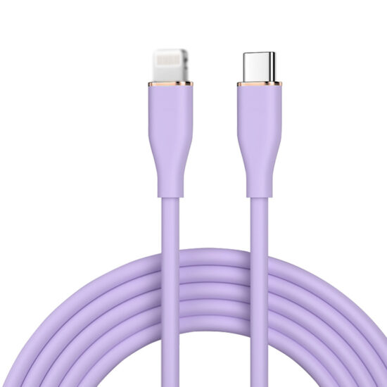 Silicone USB-C to USB-C 65W PD Fast Charging Cable for iPhone 15/16