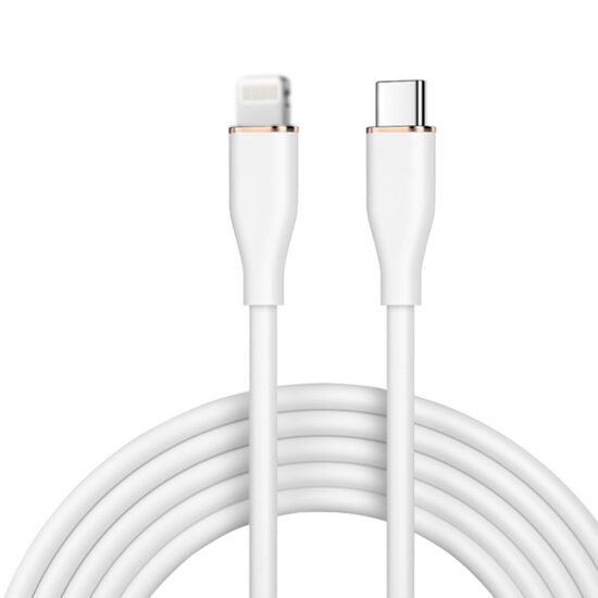 Silicone USB-C to USB-C 65W PD Fast Charging Cable for iPhone 15/16