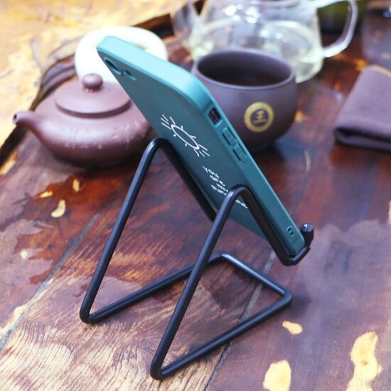 Wireframe Metal Phone Stand and Photo Frame Display