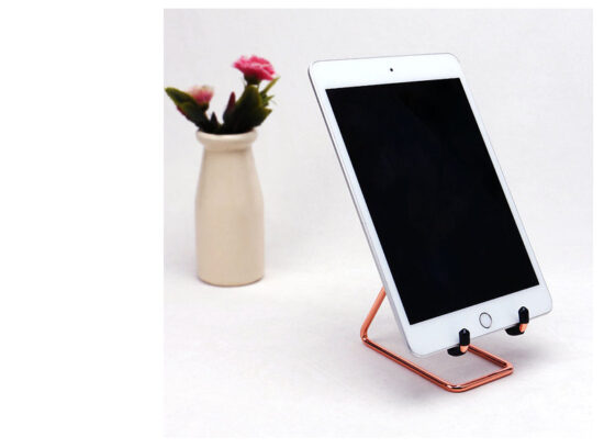 Wireframe Metal Phone Stand and Photo Frame Display