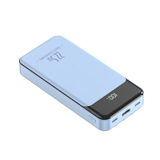 Business Fast Charging Power Bank with Built-in Cables and Custom Logo

