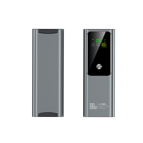 20000mAh power bank with 100W PD fast charging for laptops and travel