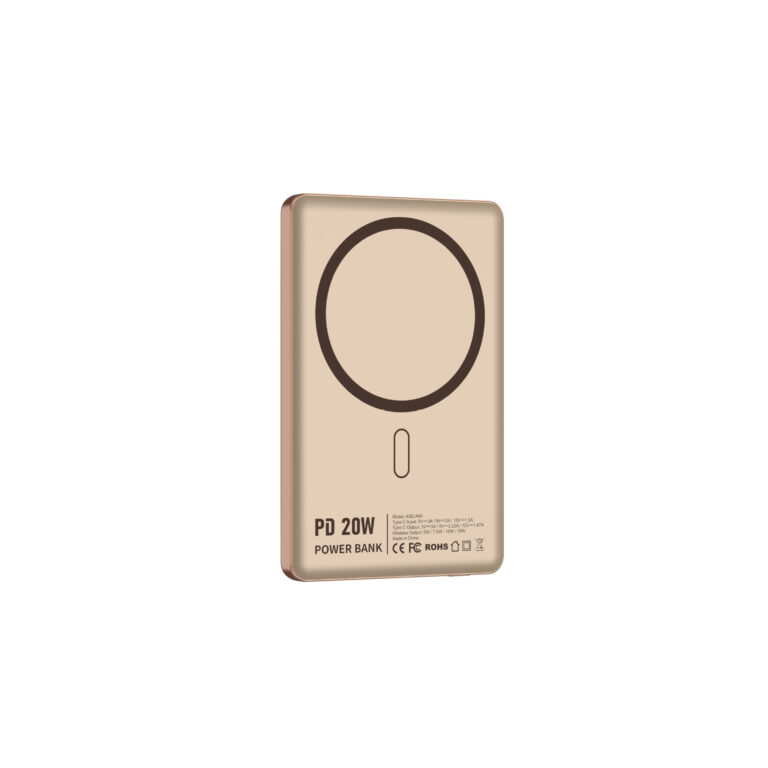 5000mAh Magnetic Wireless Fast Charging Power Bank – PD 20W Ultra-Slim
