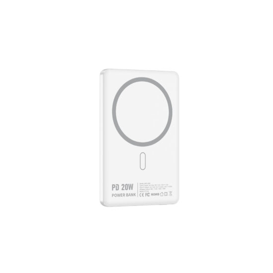5000mAh Magnetic Wireless Fast Charging Power Bank – PD 20W Ultra-Slim