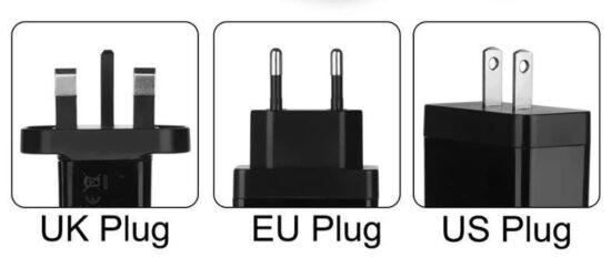UK 20W USB + PD Fast Wall Charger with 3 USB Ports