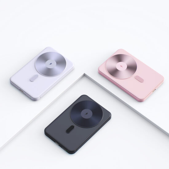 Ultra-Slim Magnetic Wireless Power Bank 5000mAh with Pure Cobalt Battery