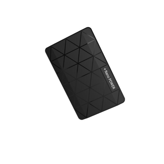 Slim 5000mAh universal card-style power bank with polymer battery

Image TITLE: