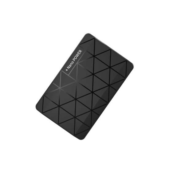 Slim 5000mAh universal card-style power bank with polymer battery

Image TITLE: