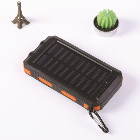 Waterproof 20000mAh Solar Power Bank with Camping Light